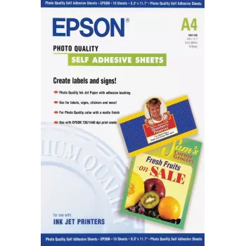 Epson selbstklebendes Fotopapier - A4 - 10 Blatt
