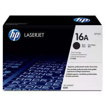 HP 16A Schwarz Original LaserJet Toner-Kartusche