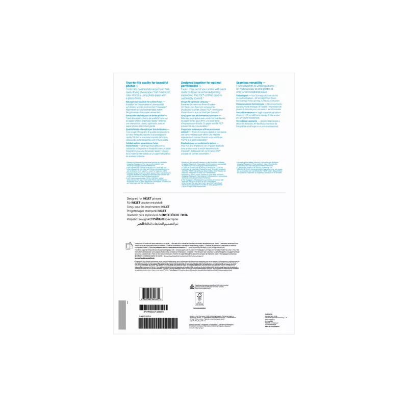 HP Advanced Photo Paper Glossy 250 g/m² A3 (297 x 420 mm) 20 Blatt