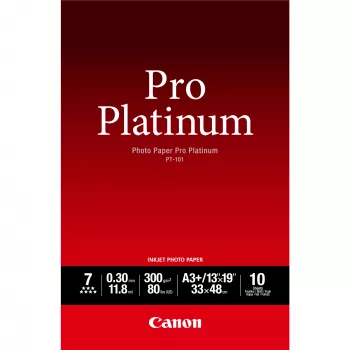 Canon PT-101 Pro Platinum Fotopapier A3 Plus – 10 Blatt