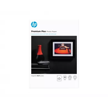 HP Premium Plus Fotopapier Satin 300 g/m² A4 (210 x 297 mm) 20 Blatt