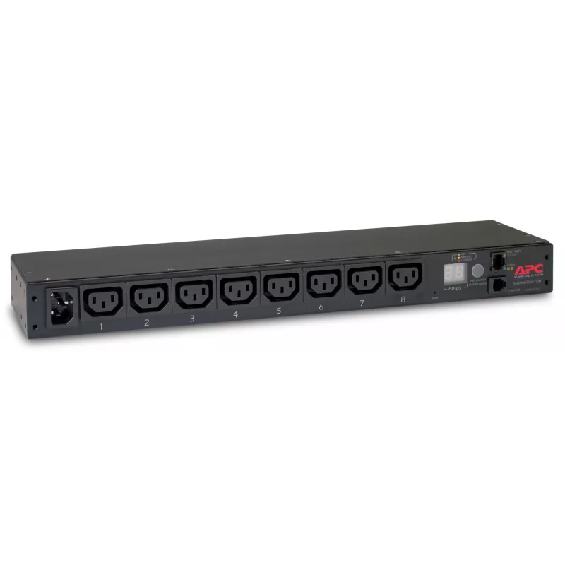 APC AP7820B Stromverteilereinheit (PDU) 8 AC-Ausgänge 0U/1U Schwarz