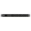 APC Easy Rack PDU, Basic, 1U, 1 Phase, 3,7 kW, 230 V, 16 A, 8 x C13-Ausgänge, IEC60320 C20-Eingang