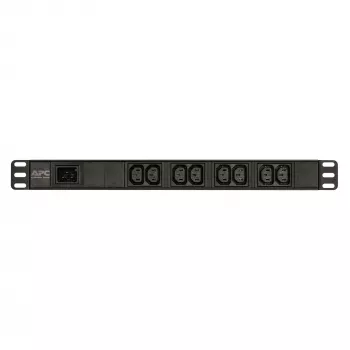 APC Easy Rack PDU, Basic, 1U, 1 Phase, 3,7 kW, 230 V, 16 A, 8 x C13-Ausgänge, IEC60320 C20-Eingang