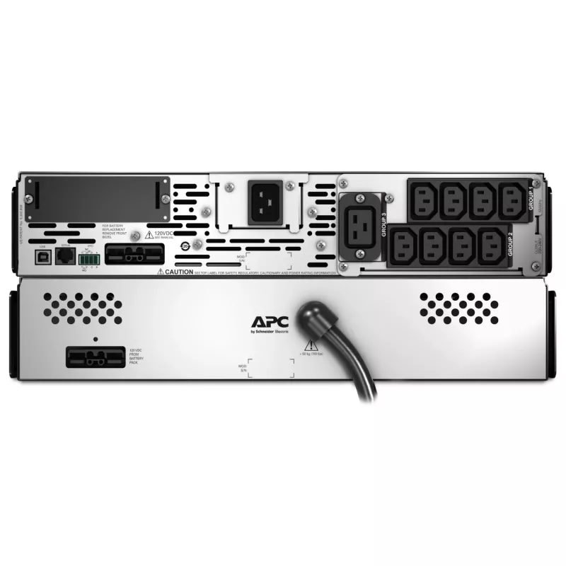 APC Smart-UPS X SMX2200RMHV2U - 2200VA, 8x C13 + 1x C19 Steckdose, USB, erweiterbare Laufzeit