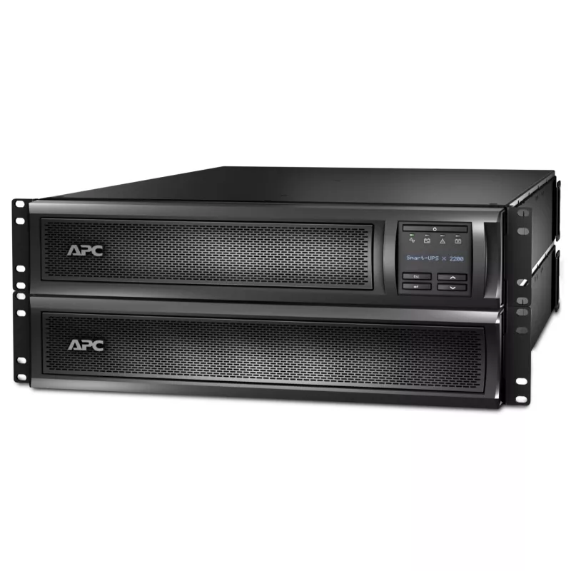 APC Smart-UPS X SMX2200RMHV2U - 2200VA, 8x C13 + 1x C19 Steckdose, USB, erweiterbare Laufzeit