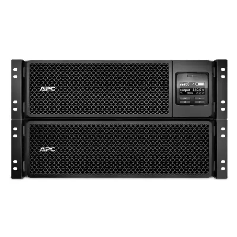 APC Smart-UPS On-Line SRT8KRMXLI - 8kW/VA, 6x C13 + 4x C19 + Hardwire 1-Phasen-Ausgang, Rackmontage, integrierte NMC