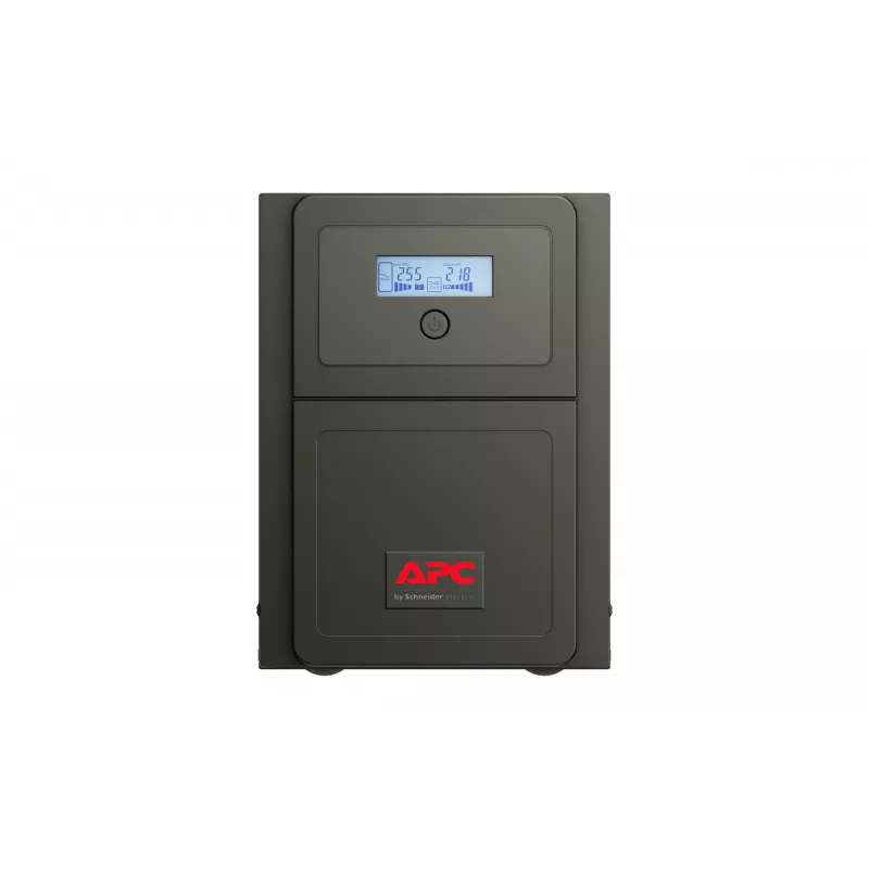 APC Easy UPS 1 Ph Line Interactive, 750VA, Tower, 230V, 6 IEC C13-Ausgänge, AVR, potenzialfreier Kontakt, LCD, ohne Netzwerkkarten-Unterstützung