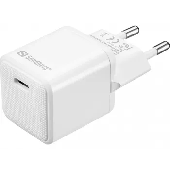 Sandberg USB-C AC-Ladegerät PD20W EU, Innenbereich, AC, 5 V, 3 A, Weiß
