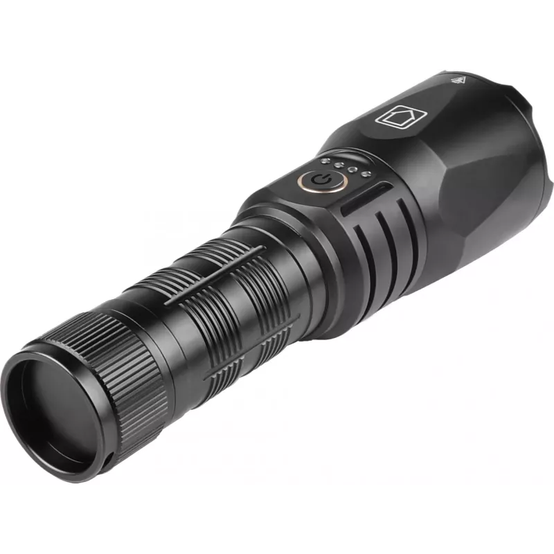 Sandberg Survivor Torch Powerbank 5000, Hand-Taschenlampe, Schwarz, Aluminium, IPX4, -30 – 40 °C, FCC, RoHS, UKCA, CE