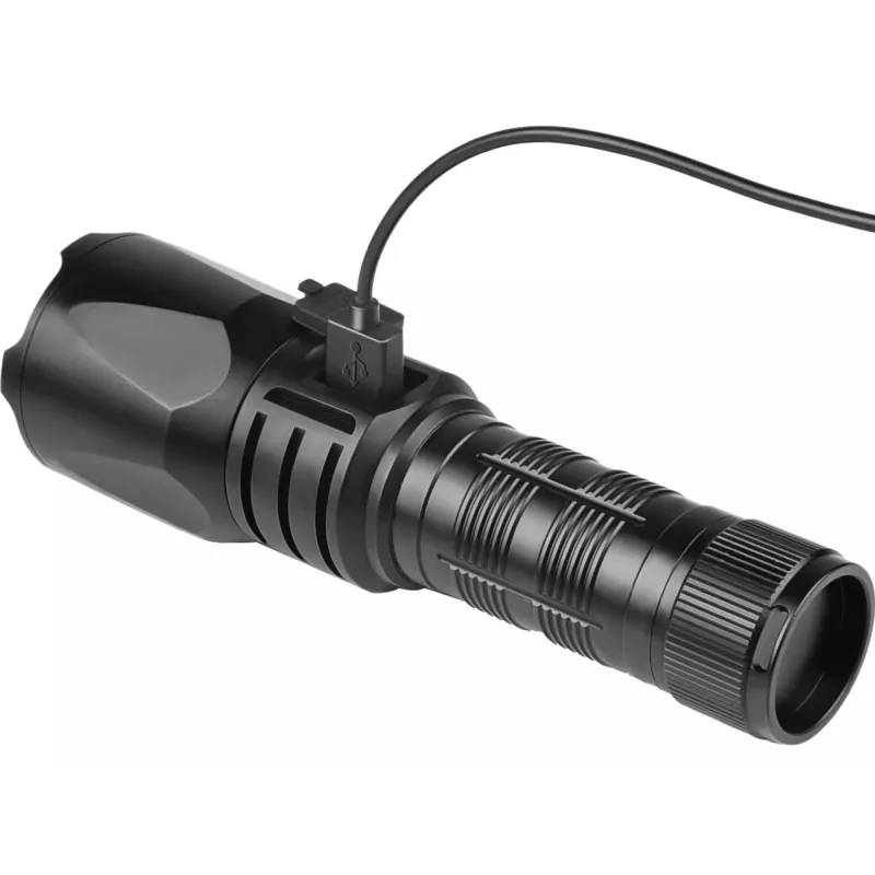 Sandberg Survivor Torch Powerbank 5000, Hand-Taschenlampe, Schwarz, Aluminium, IPX4, -30 – 40 °C, FCC, RoHS, UKCA, CE
