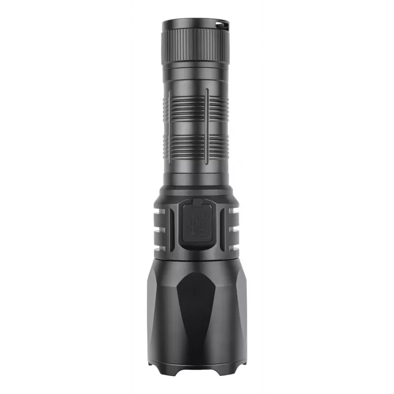 Sandberg Survivor Torch Powerbank 5000, Hand-Taschenlampe, Schwarz, Aluminium, IPX4, -30 – 40 °C, FCC, RoHS, UKCA, CE