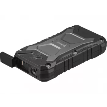 Sandberg Survivor Powerbank 20000 PD30W, 20000 mAh, Kabelloses Laden, Schwarz