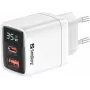 Ladegerät Sandberg 2in1 1xUSB-C 1xUSB 35W Indoor AC Universal