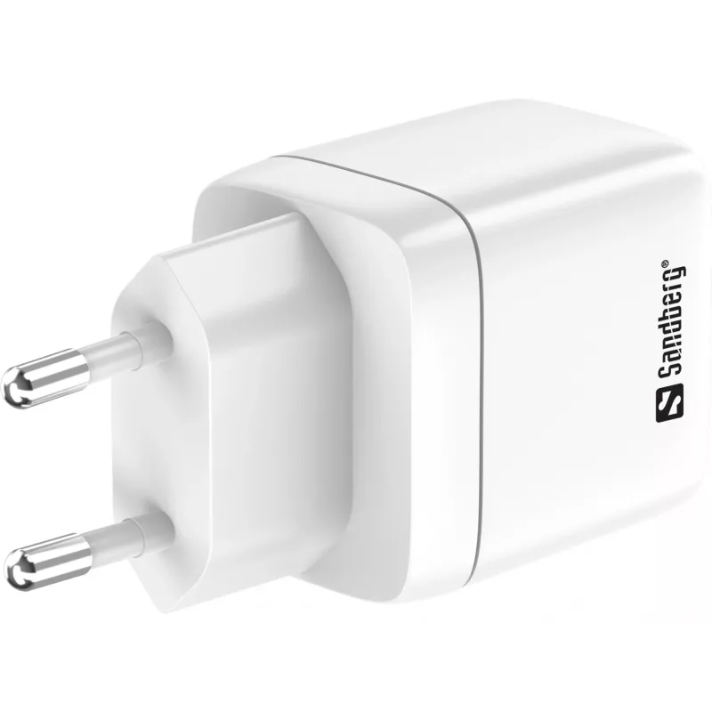 Ladegerät Sandberg 2in1 1xUSB-C 1xUSB 35W Indoor AC Universal
