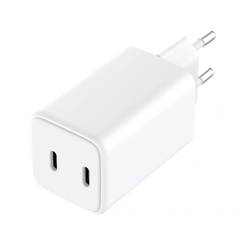 Sandberg AC Charger Dual USB-C PD65W EU, Innenbereich, AC, 20 V, 3,25 A, Weiß