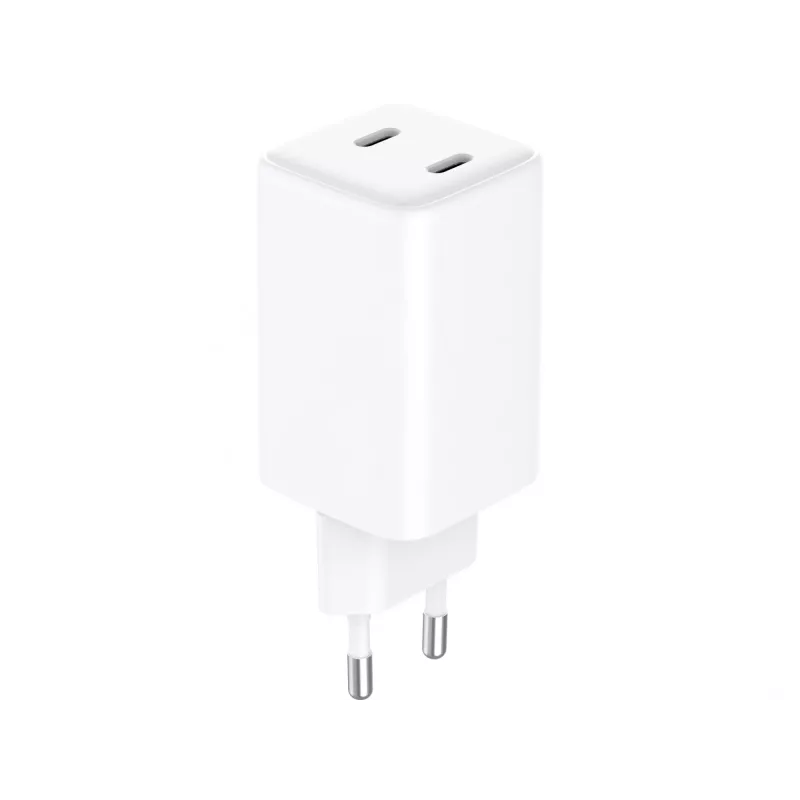 Sandberg AC Charger Dual USB-C PD65W EU, Innenbereich, AC, 20 V, 3,25 A, Weiß