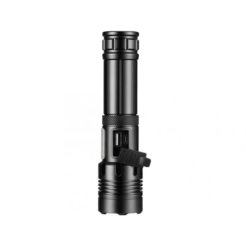 Sandberg Survivor 7in1 Torch Powerbank 5000, Hand-Taschenlampe, Schwarz, Aluminium, LED, 2 Lampen, 200 lm