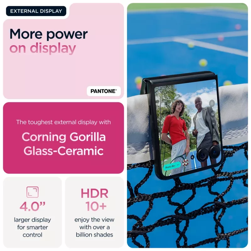 Motorola razr 60 ultra 17,7 cm (6,96 Zoll) Dual SIM Android 15 5G USB Typ-C 16 GB 512 GB 4700 mAh Pink