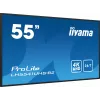 iiyama LH5541UHS-B2 Signage Display Kiosk-Design 138,7 cm (54,6 Zoll) LCD 500 cd/m² 4K Ultra HD Schwarz Integrierter Prozessor 24/7
