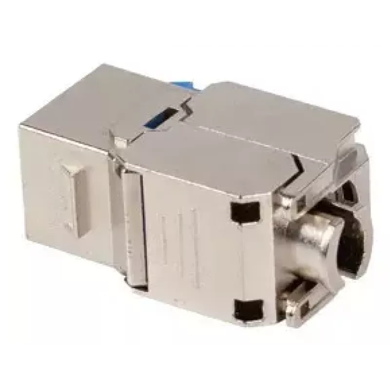 Keystone-Modul Lanberg KSF6-4000, flacher RJ-45-Anschluss, blau-silber