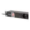 PDU Lanberg PDU-05E-0200-BK 5 AC-Steckdosen 1U Schwarz