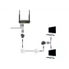 Kabel-Splitter Lanberg ADS-RJ45-2RJ45-OS Schwarz