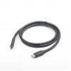 USB-C-auf-USB-C-Kabel Gembird CCP-USB3.1-CMCM-1M — 1 m, USB 3.2 Gen 1, schwarz
