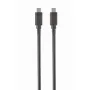 USB-C-auf-USB-C-Kabel Gembird CCP-USB3.1-CMCM-1M — 1 m, USB 3.2 Gen 1, schwarz