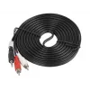 Audiokabel LANBERG 3,5 mm auf 2×Cinch-Stecker, 5 m, schwarz