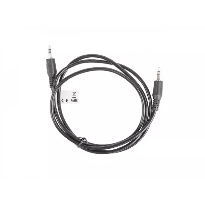 Audiokabel LANBERG 3,5 mm Stecker–Stecker 1,2 m Schwarz