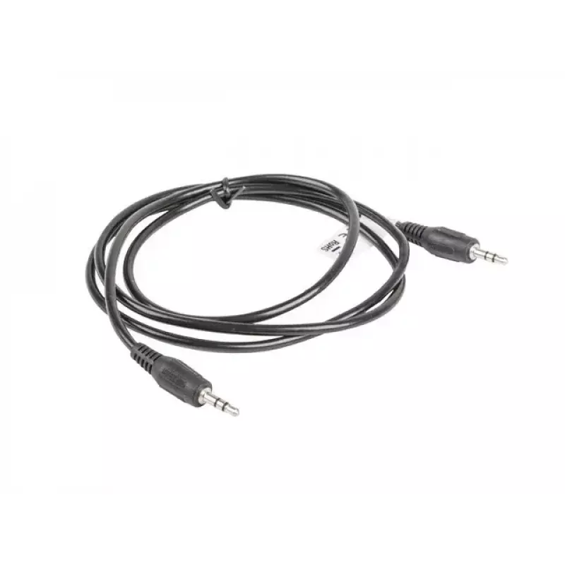 Audiokabel LANBERG 3,5 mm Stecker–Stecker 1,2 m Schwarz