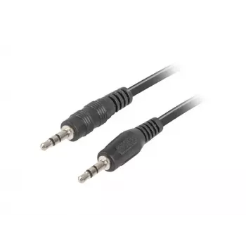 Audiokabel LANBERG 3,5 mm Stecker–Stecker 1,2 m Schwarz