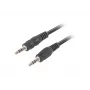 Audiokabel LANBERG 3,5 mm Stecker–Stecker 1,2 m Schwarz