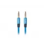 Audiokabel LANBERG 3,5 mm Stecker auf 3,5 mm Stecker, 2 m, blau