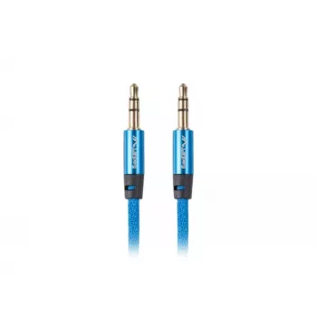 Audiokabel Lanberg CA-MJMJ-10CU-0030-BL 3 m 3,5 mm Stecker Stecker Blau
