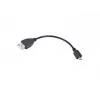 USB 2.0 Kabel LANBERG OEM-0006 — USB A auf Micro-USB B, 0,15 m, schwarz