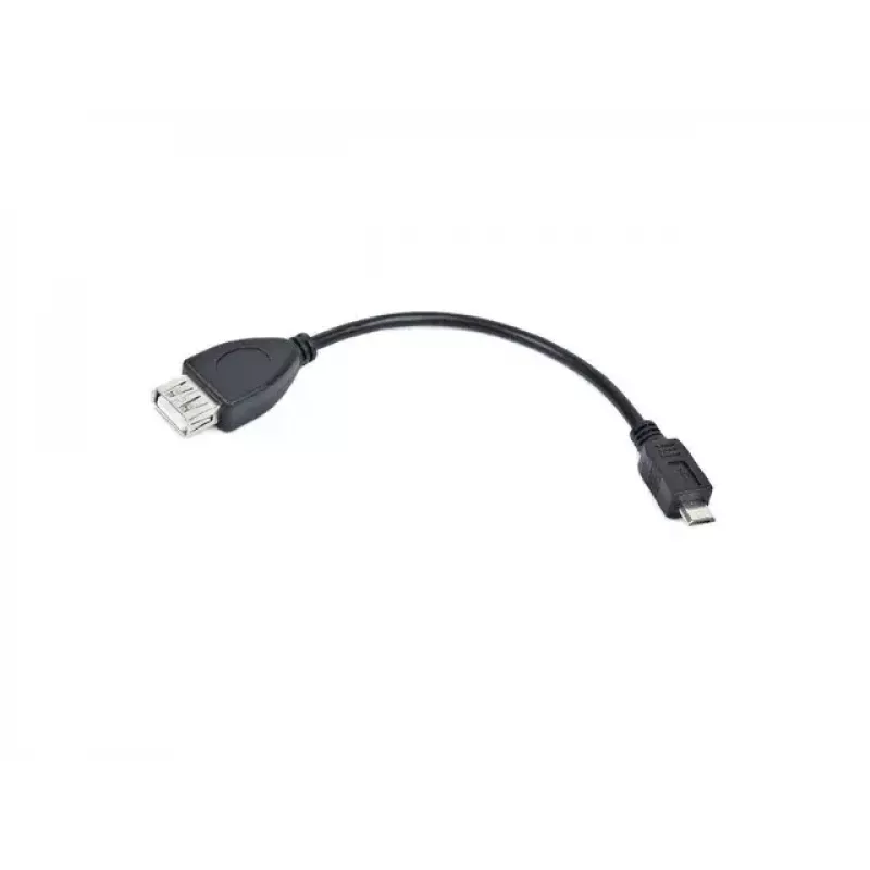 USB 2.0 Kabel LANBERG OEM-0006 — USB A auf Micro-USB B, 0,15 m, schwarz