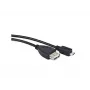USB 2.0 Kabel LANBERG OEM-0006 — USB A auf Micro-USB B, 0,15 m, schwarz