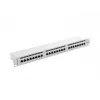Lanberg Patch Panel 24 Port 1U, Kat. 6, geschirmt, grau