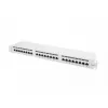 Lanberg Patch Panel 24 Port 1U, Kat. 6, geschirmt, grau