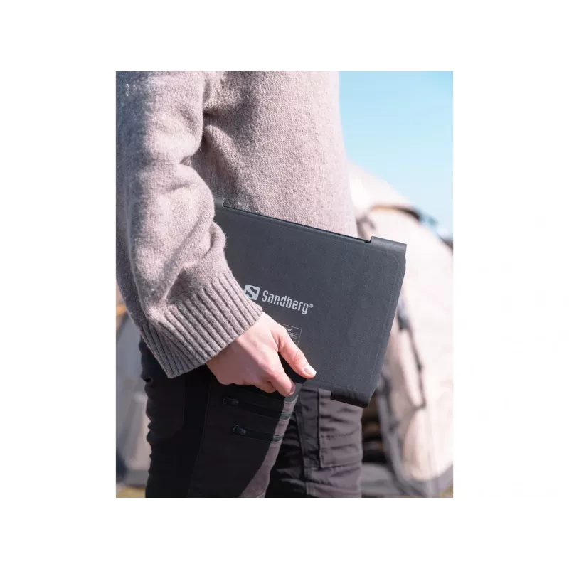 Sandberg Solar Charger 40W QC3.0+PD+DC, Outdoor, Solar, Schwarz