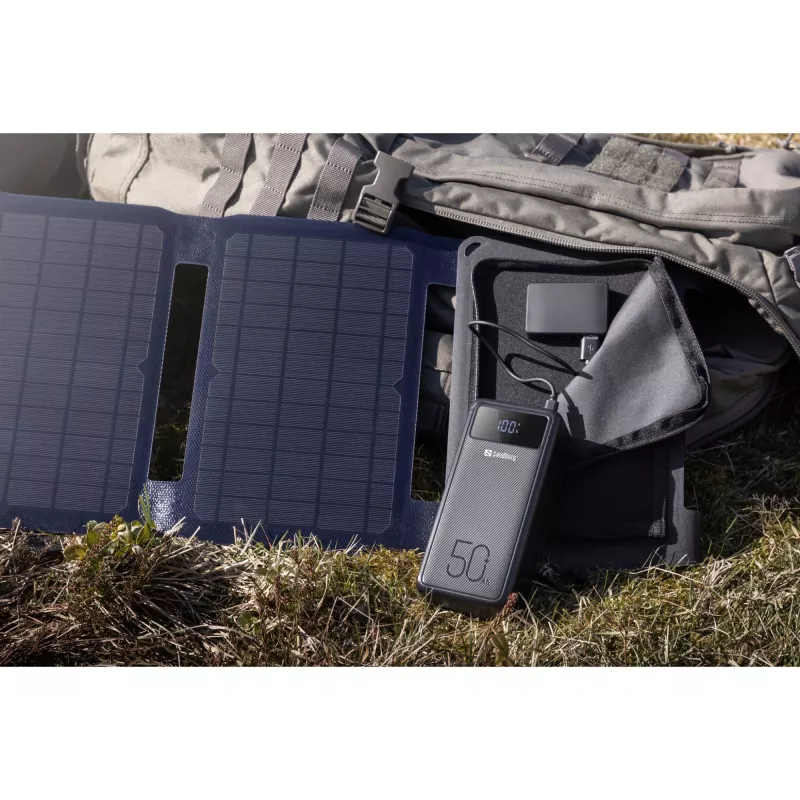 Sandberg Solar Charger 40W QC3.0+PD+DC, Outdoor, Solar, Schwarz