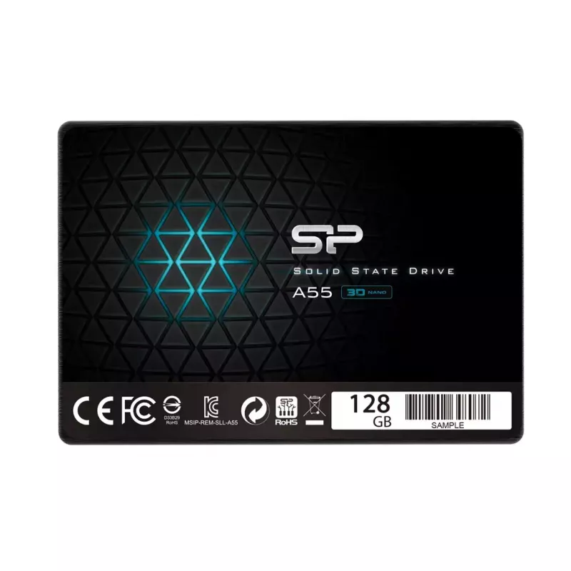 2,5-Zoll-SATA-III-SSD Silicon Power SP004TBSS3A55S25 – 4 TB, 500/450 MB/s, 7 mm