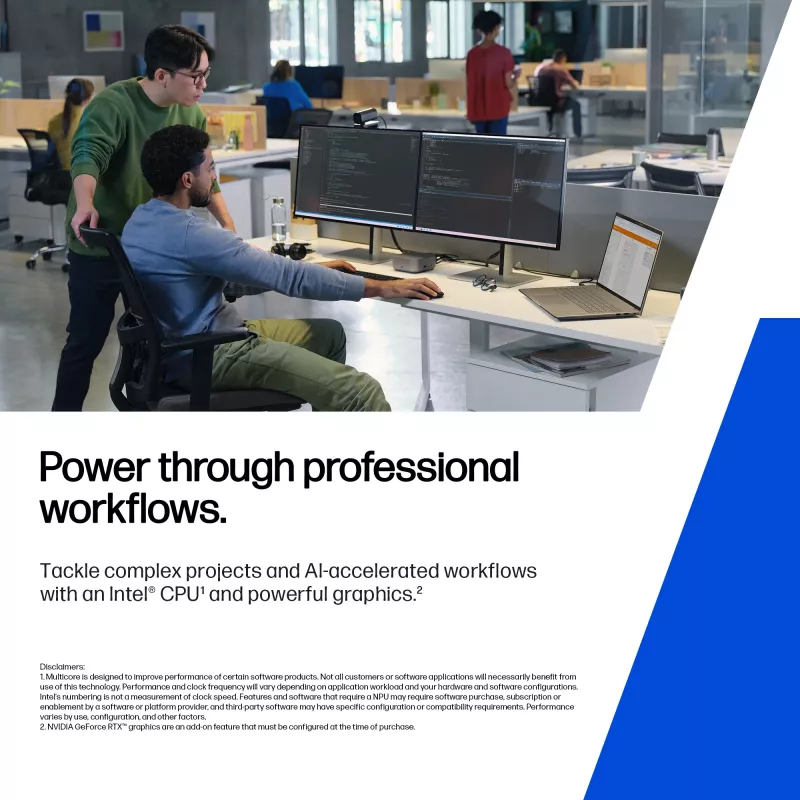 HP Zbook X G1i Intel Core Ultra 7 255H 40,6 cm (16 Zoll) WUXGA 32 GB DDR5-SDRAM NVIDIA RTX PRO 2000 Blackwell Wi-Fi 7 (802.11be) Windows 11 Pro AI Workstation, AI PC