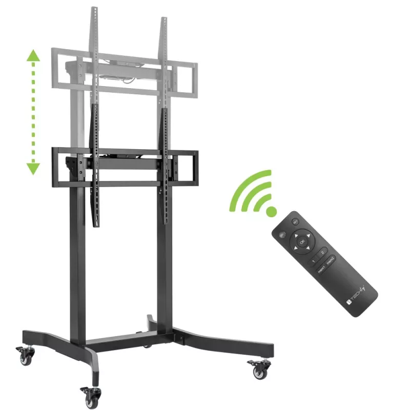 Techly ICA-TR68M TV-Wandhalterung/Standfuß 2,54 m (100 Zoll) Schwarz
