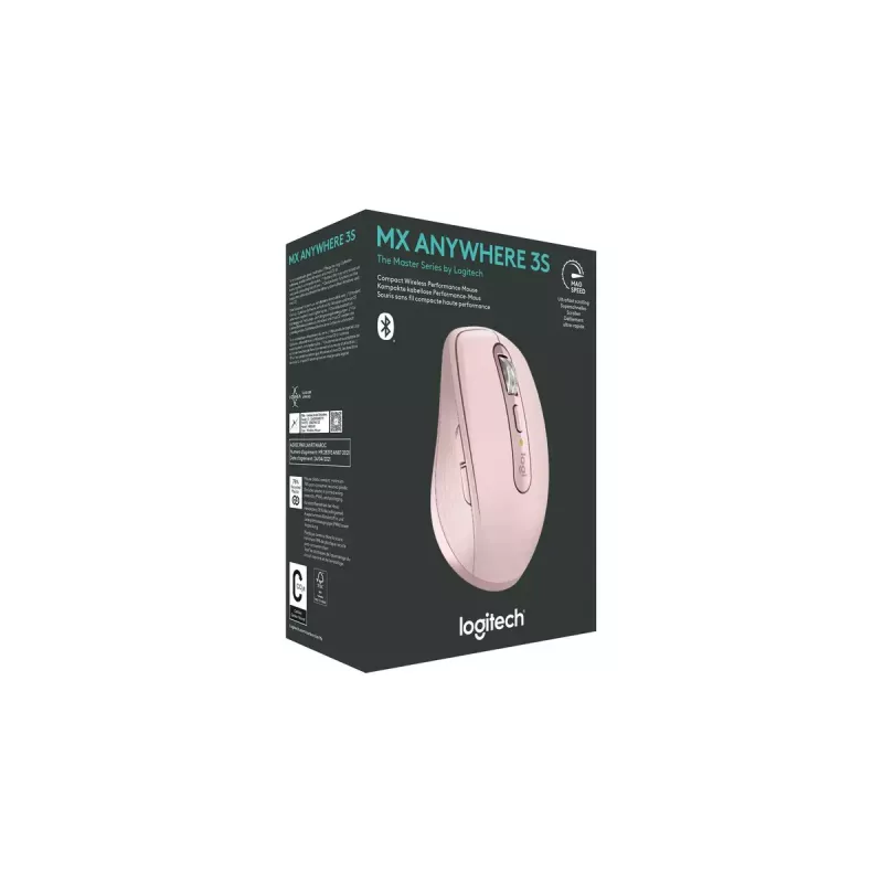 Maus Logitech MX 3S Pink USB Optisch
