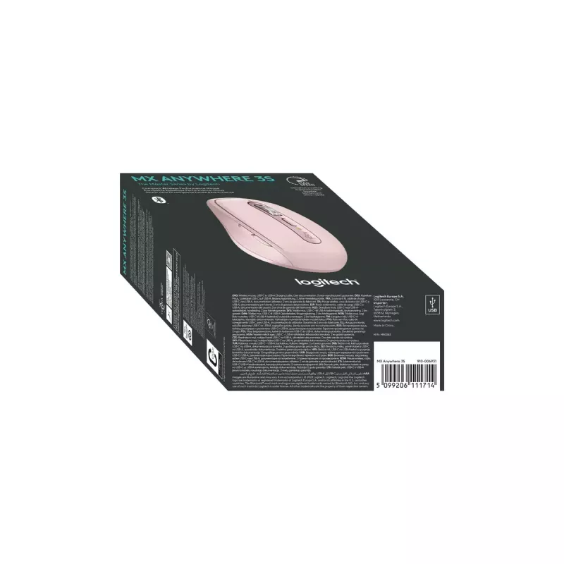 Maus Logitech MX 3S Pink USB Optisch