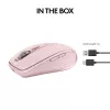 Maus Logitech MX 3S Pink USB Optisch