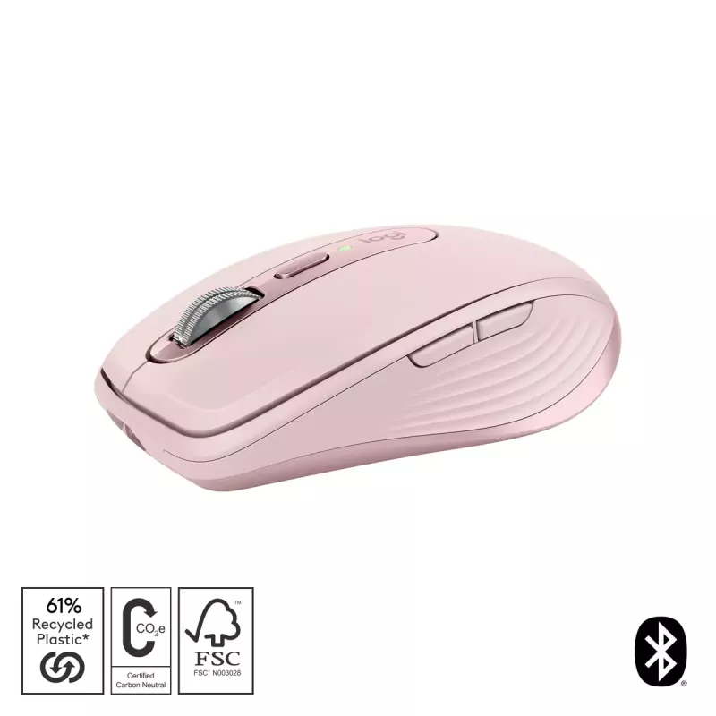 Maus Logitech MX 3S Pink USB Optisch